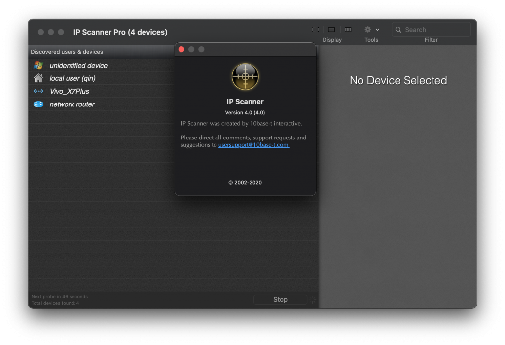 IP Scanner Pro for Mac v4.0