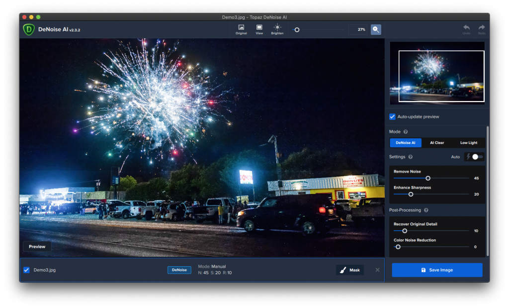 Topaz DeNoise AI for Mac 2.3.2 破解版下载 智能图片降噪软件 -