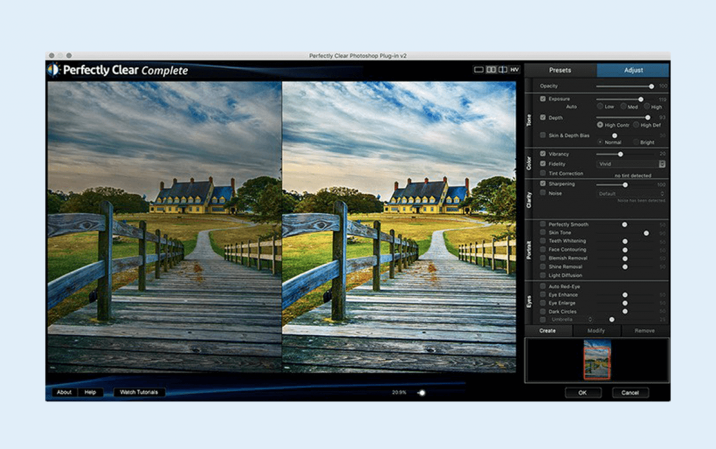 Athentech Perfectly Clear Complete For Mac修饰PS磨皮调色插件 V3.11.0.1867 - 