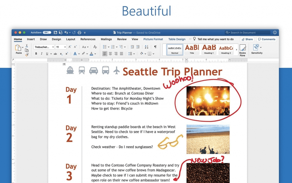 Microsoft Word For Mac微软文字处理工具 V2019 16.49