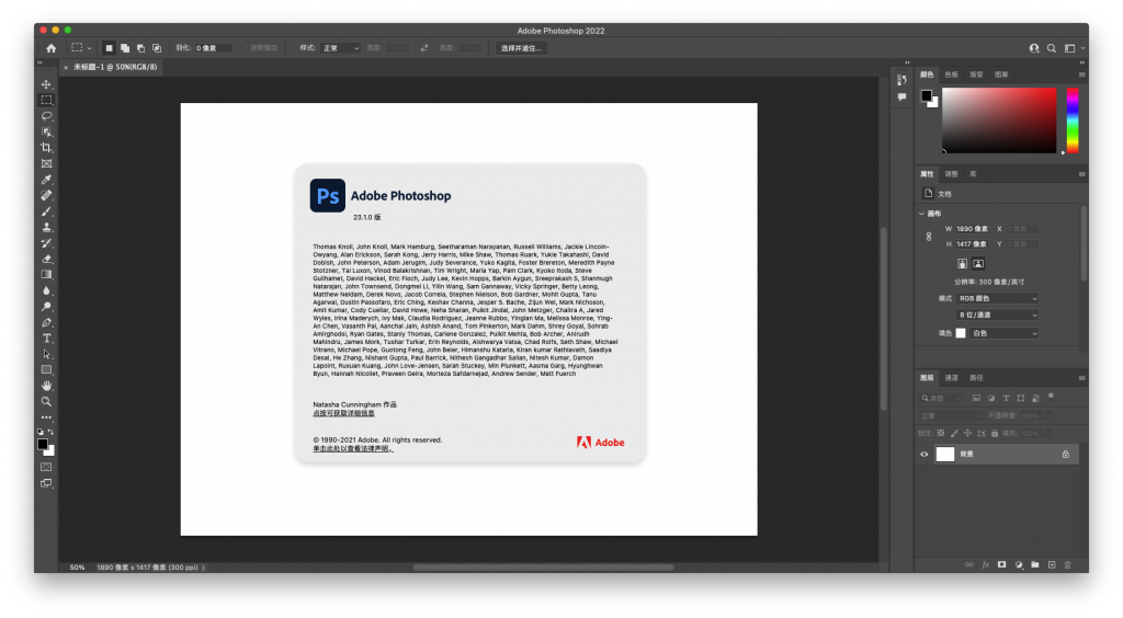 Adobe Photoshop 2022 for Mac v23.1.0 PS中文破解版下载