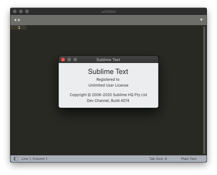 Sublime Text for Mac v4.0 Build 4074 中文破解版下载 -