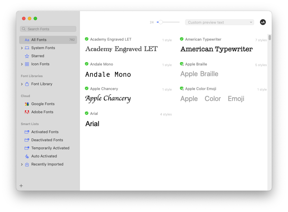 RightFont For Mac专业的macOS字体管理器 V6.0.3