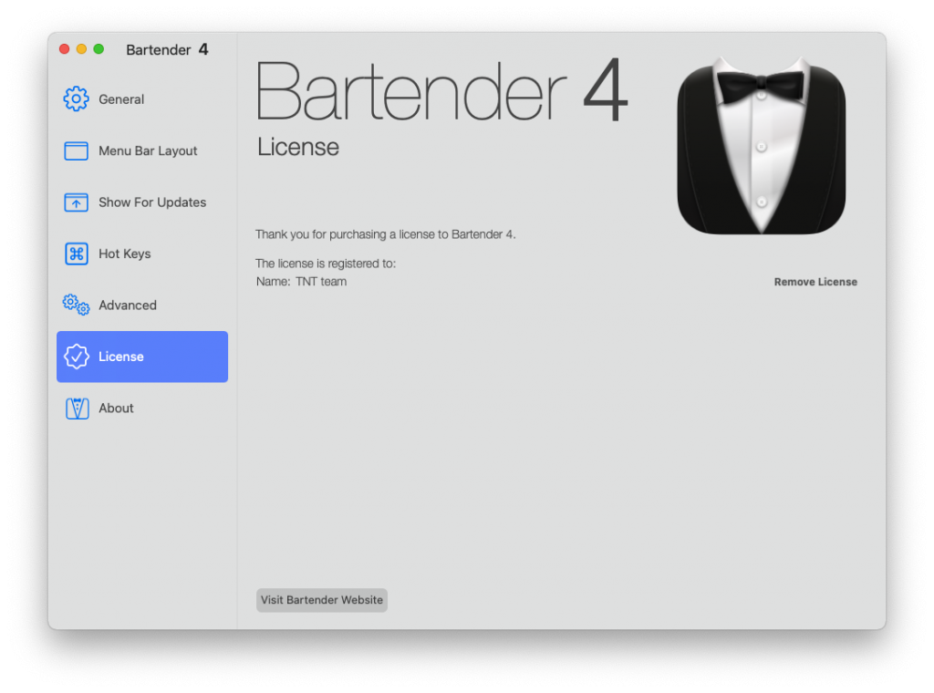 Bartender For Mac菜单栏管理小助手 V4.1.0(仅支持Big Sur)