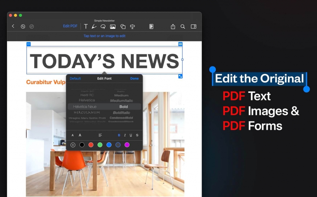 PDF Office Max For Mac多功能PDF编辑工具 V6.5