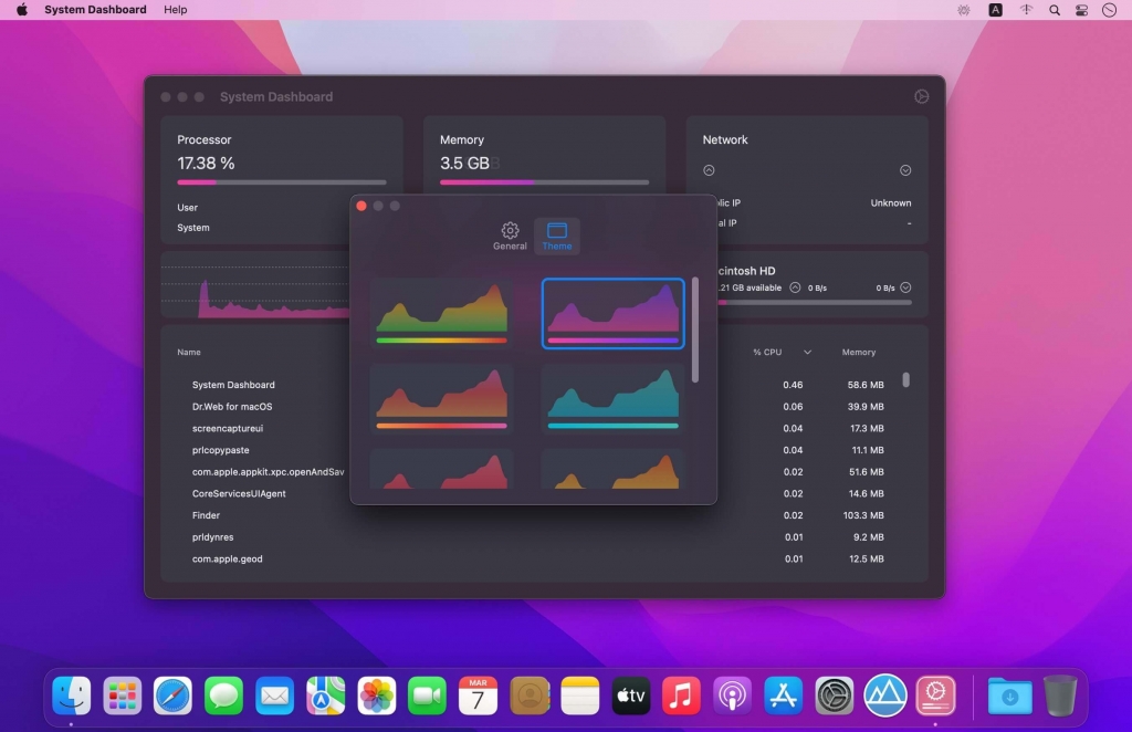 System Dashboard For Mac系统状况检测工具 V4.2.1