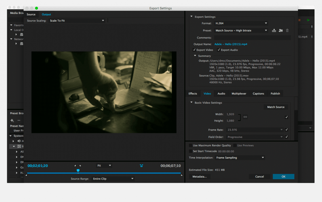 Adobe Media Encoder For Mac强大的媒体编码工具 V2021 15.4.1