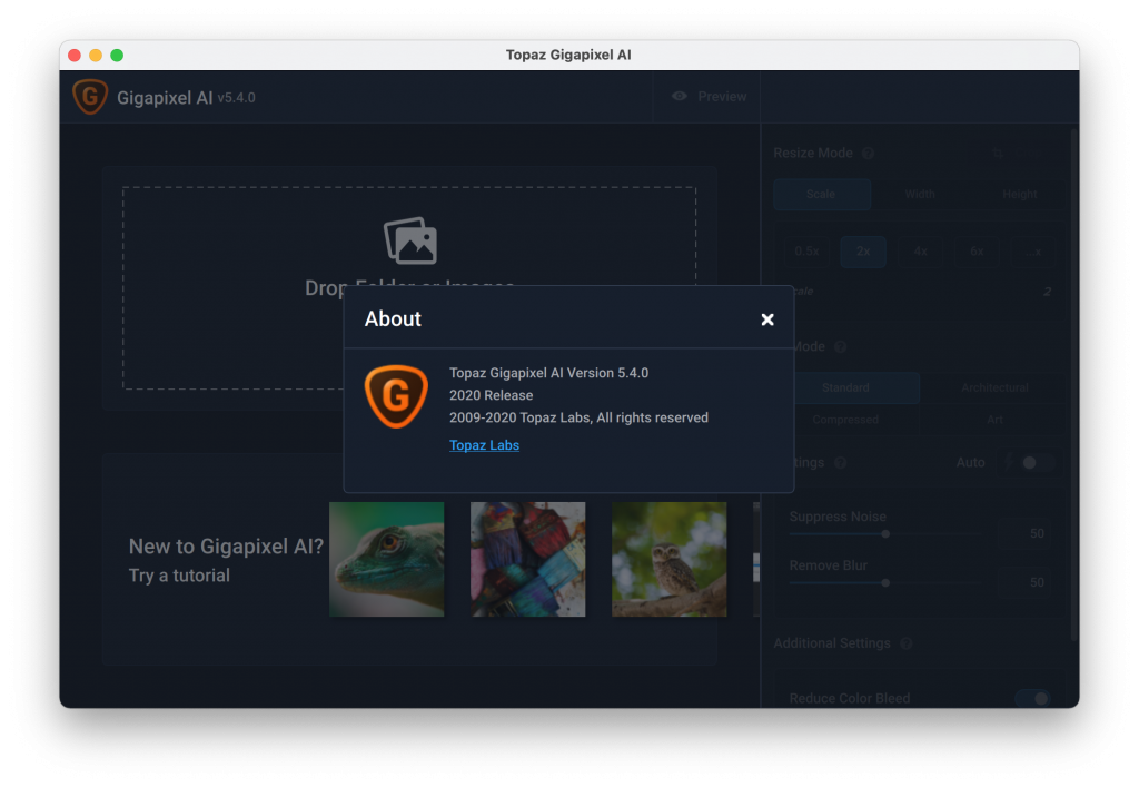 Topaz Gigapixel AI for Mac v5.4.0 图片无损放大软件 破解版下载 - 