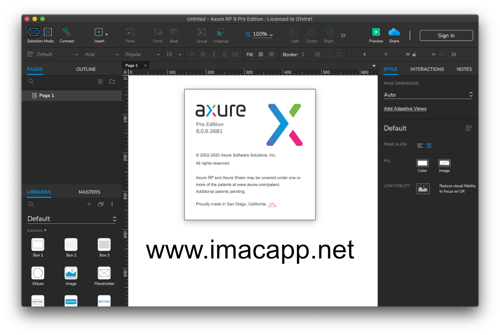 Axure RP 9 Pro for Mac v9.0.0.3681 破解版下载 - 