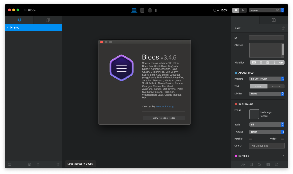 Blocs for Mac v3.4.5 破解版下载 视觉网页设计工具 -