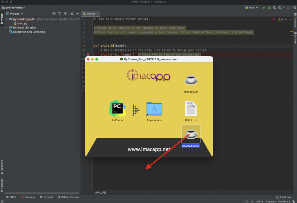 PyCharm Pro for Mac v2020.3.3 Python开发工具 中文汉化破解版下载