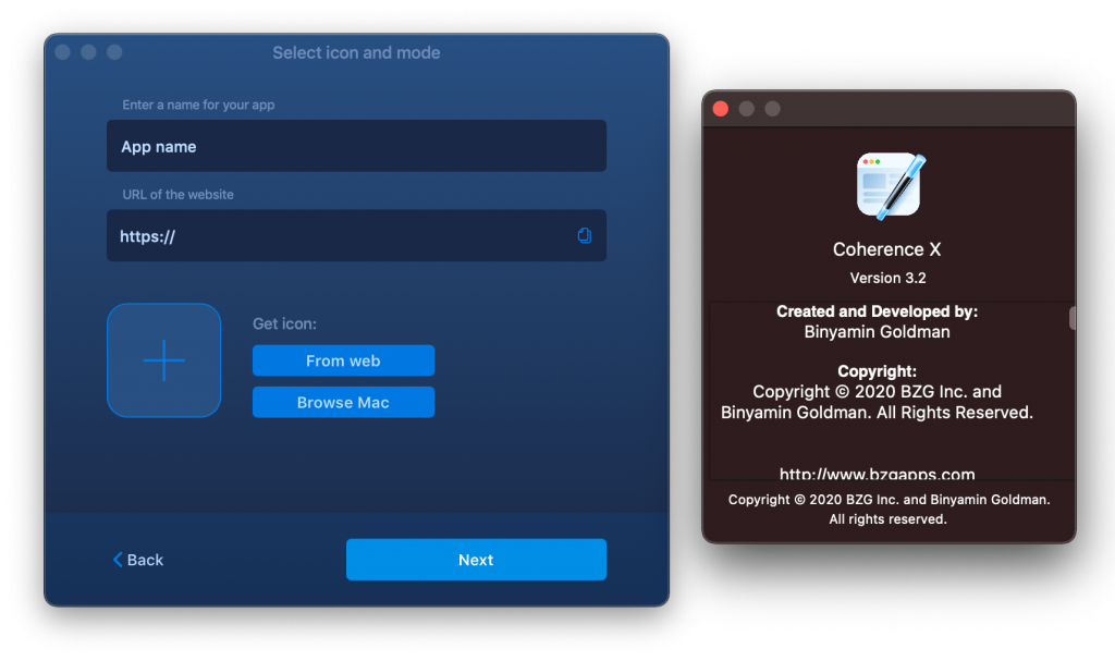 Coherence X For Mac网站转变成App工具 V3.2.0 -
