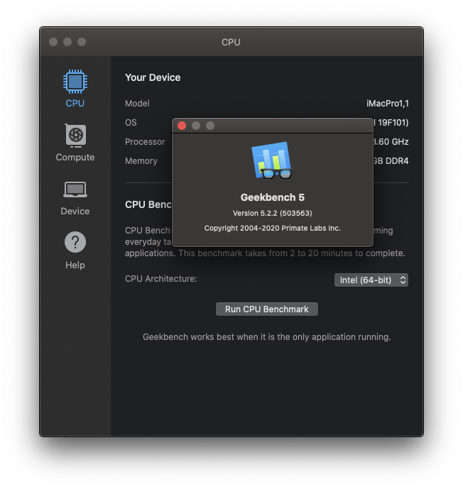 Geekbench 5 for Mac v5.2.2 系统性能测试工具 破解版下载 -