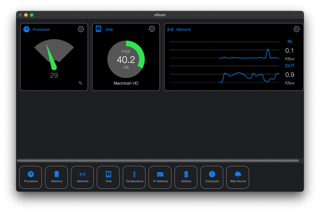 xScan for Mac v4.5.5 系统监控工具 破解版下载 -