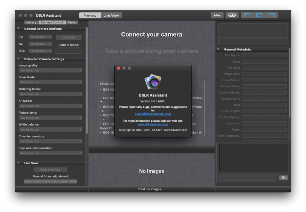 DSLR Assistant for Mac v3.5.0 相机远程控制 破解版下载 -