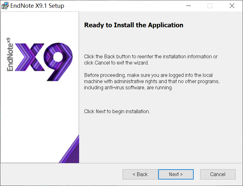 Endnote X9汉化版安装包下载和安装教程-8