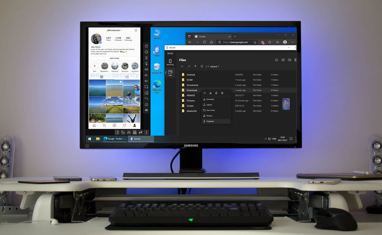 AnLink 投屏镜像工具在PC上轻松安全地操作您的手机-知识兔 AnLink 投屏镜像工具在PC上轻松安全地操作您的手机