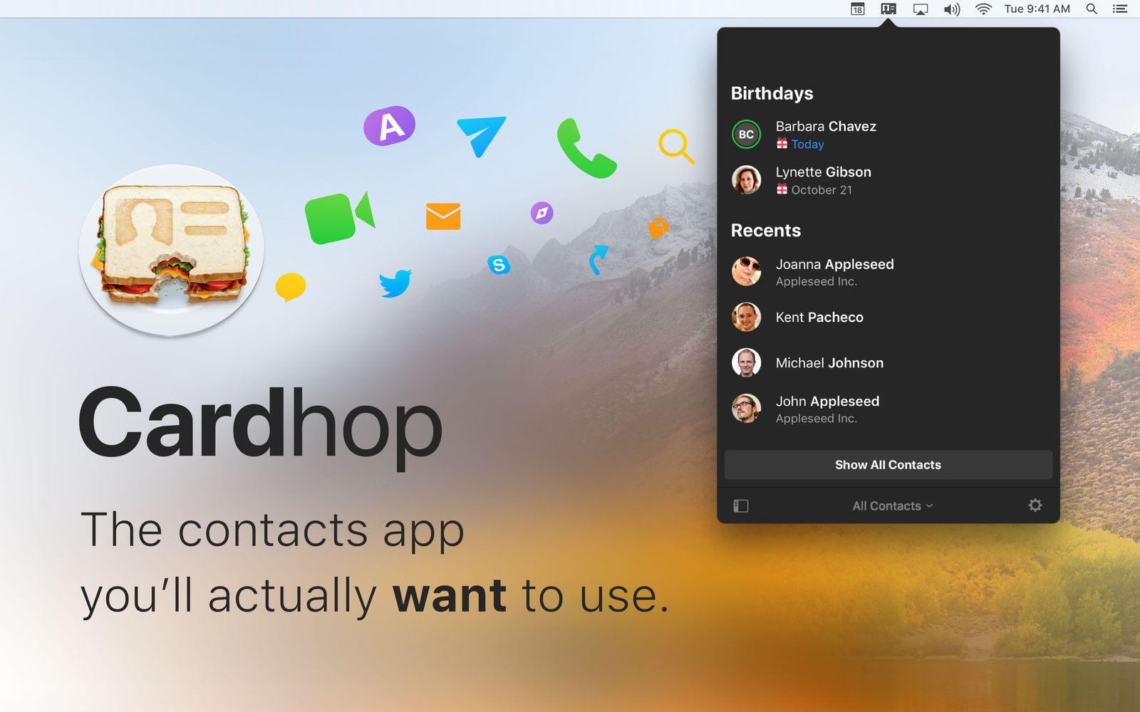 Cardhop 2.2.11 通讯录管理软件