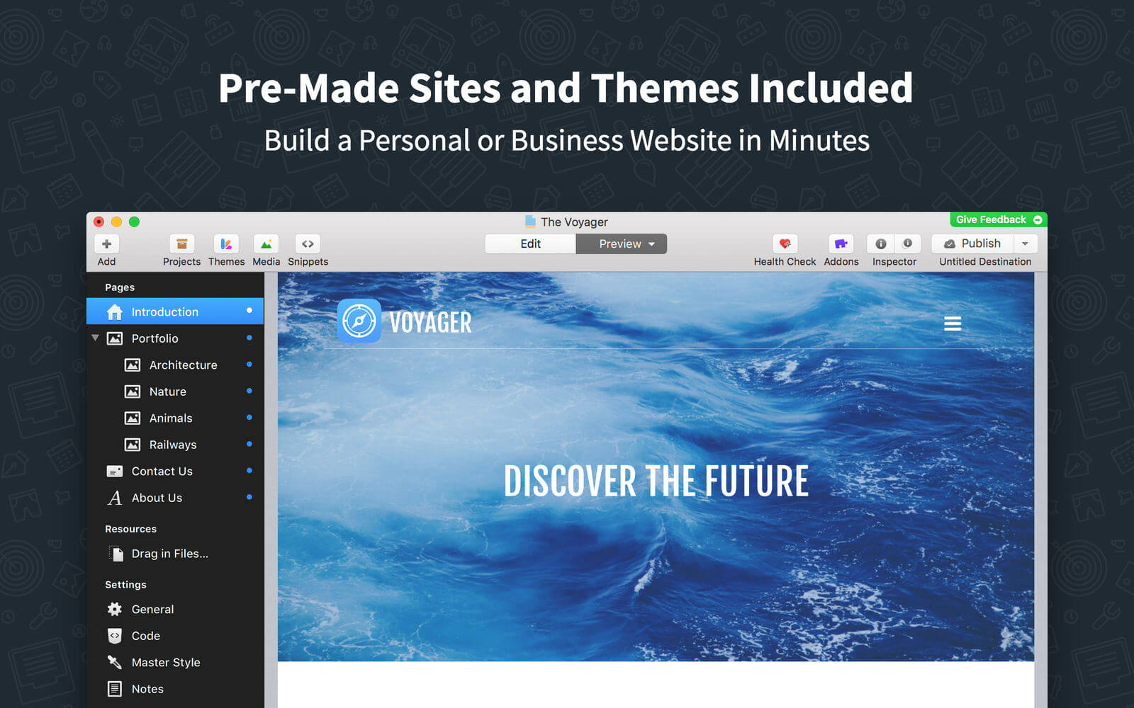 RapidWeaver 9.2.0 网页制作软件 RapidWeaver 9.2.0 网页制作软件