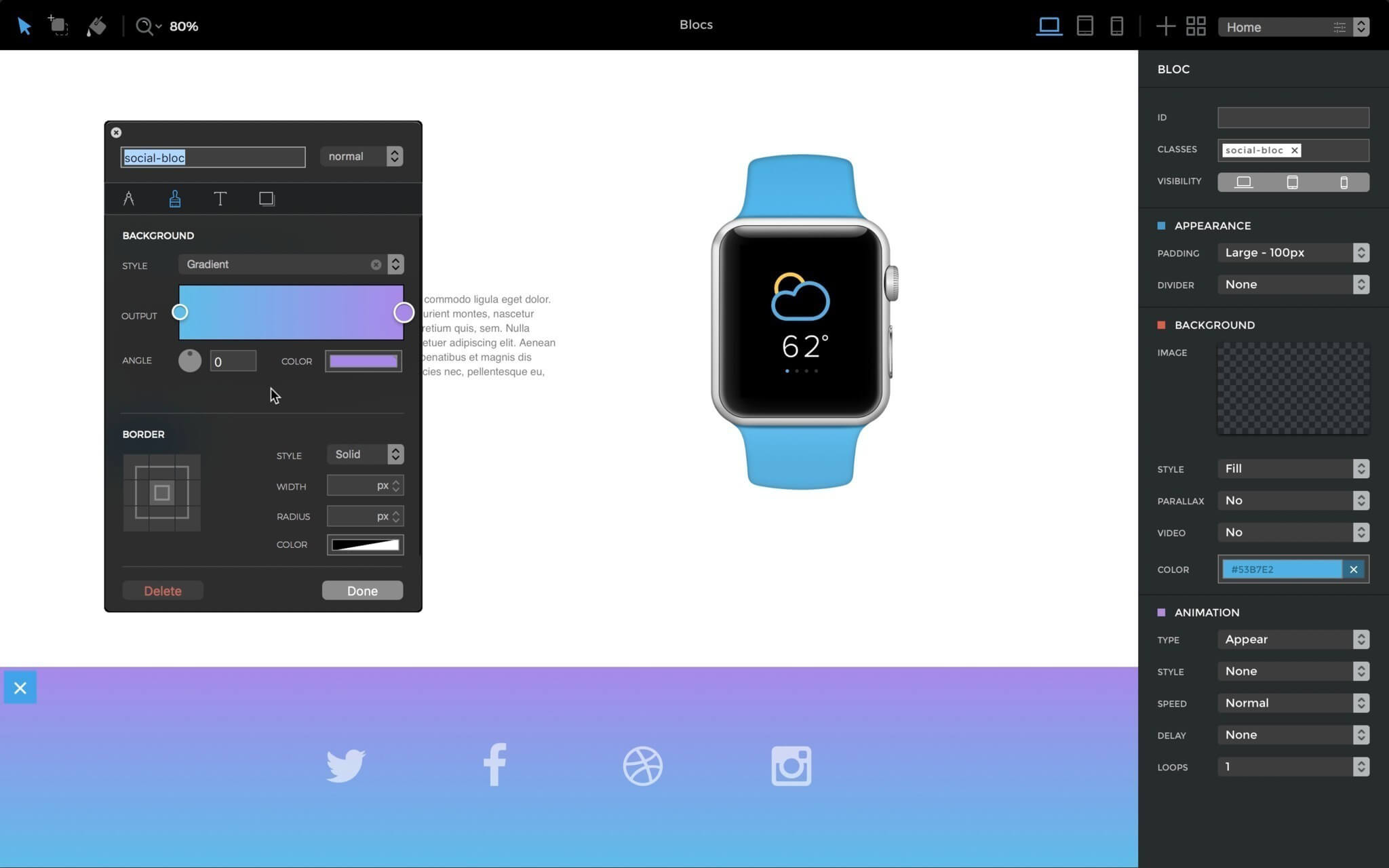 Blocs 5.1.2 可视化网页开发 Blocs 5.1.2 可视化网页开发