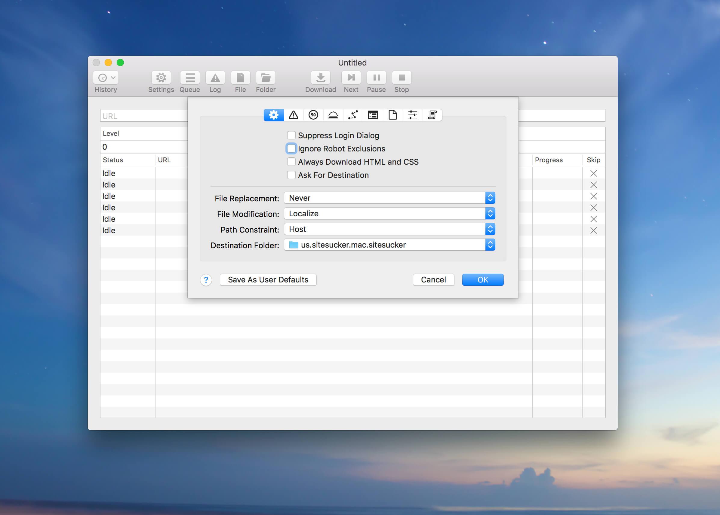 SiteSucker Pro 5.1.11 扒网站的利器 SiteSucker Pro 5.1.11 扒网站的利器