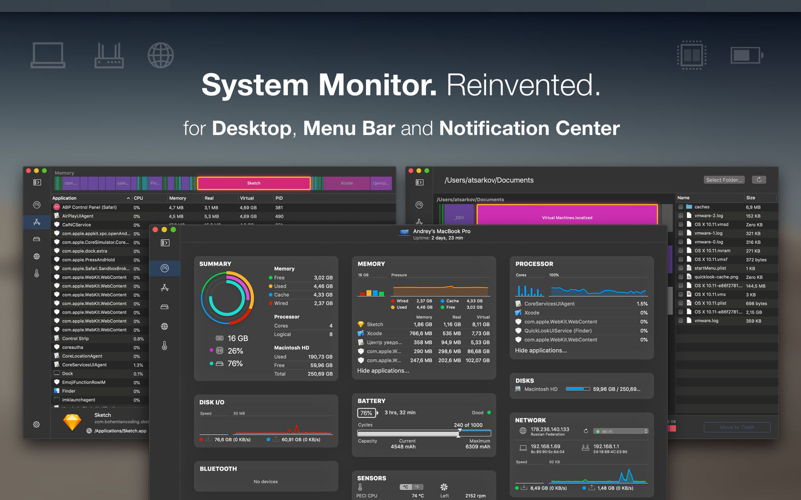 iStatistica Pro 5.1 高级系统监控器 iStatistica Pro 5.1 高级系统监控器