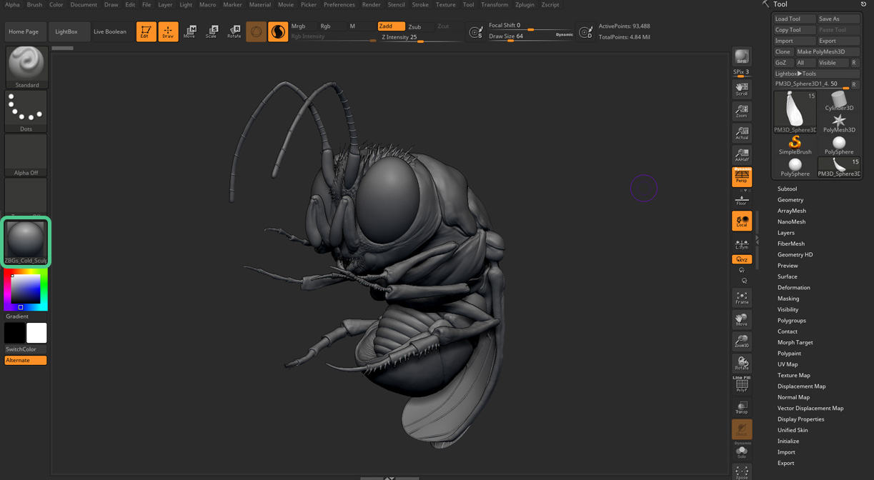 Zbrush 2023.2 数字雕刻和绘画软件 Zbrush 2023.2 数字雕刻和绘画软件