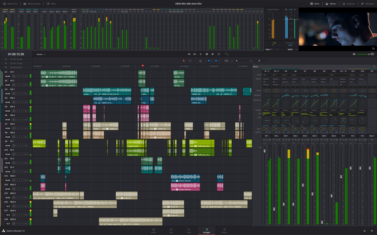 DaVinci Resolve Studio 18.5 Mac顶级调色软件