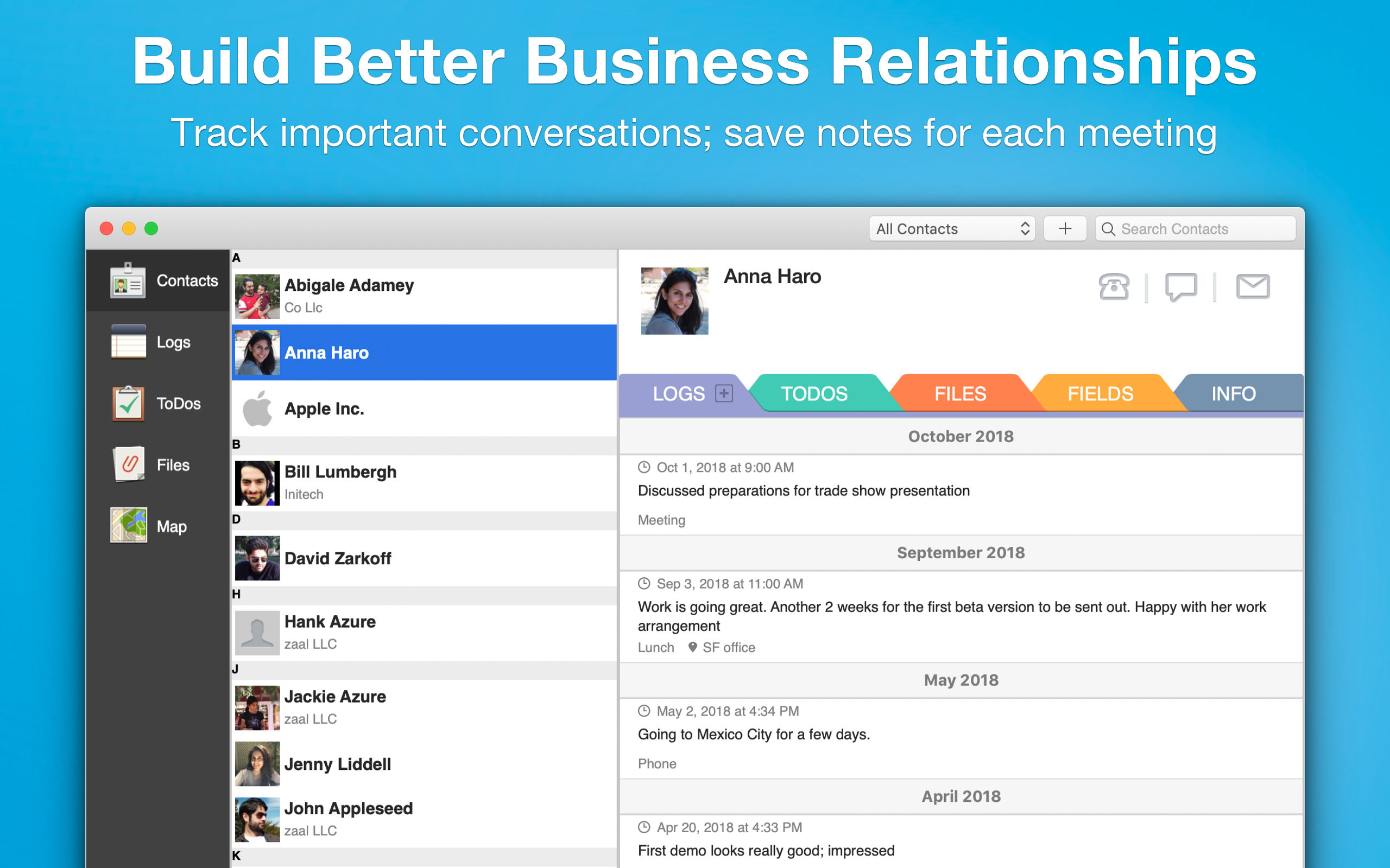 Contacts Journal CRM 3.3.3 客户关系管理工具 Contacts Journal CRM 3.3.3 客户关系管理工具