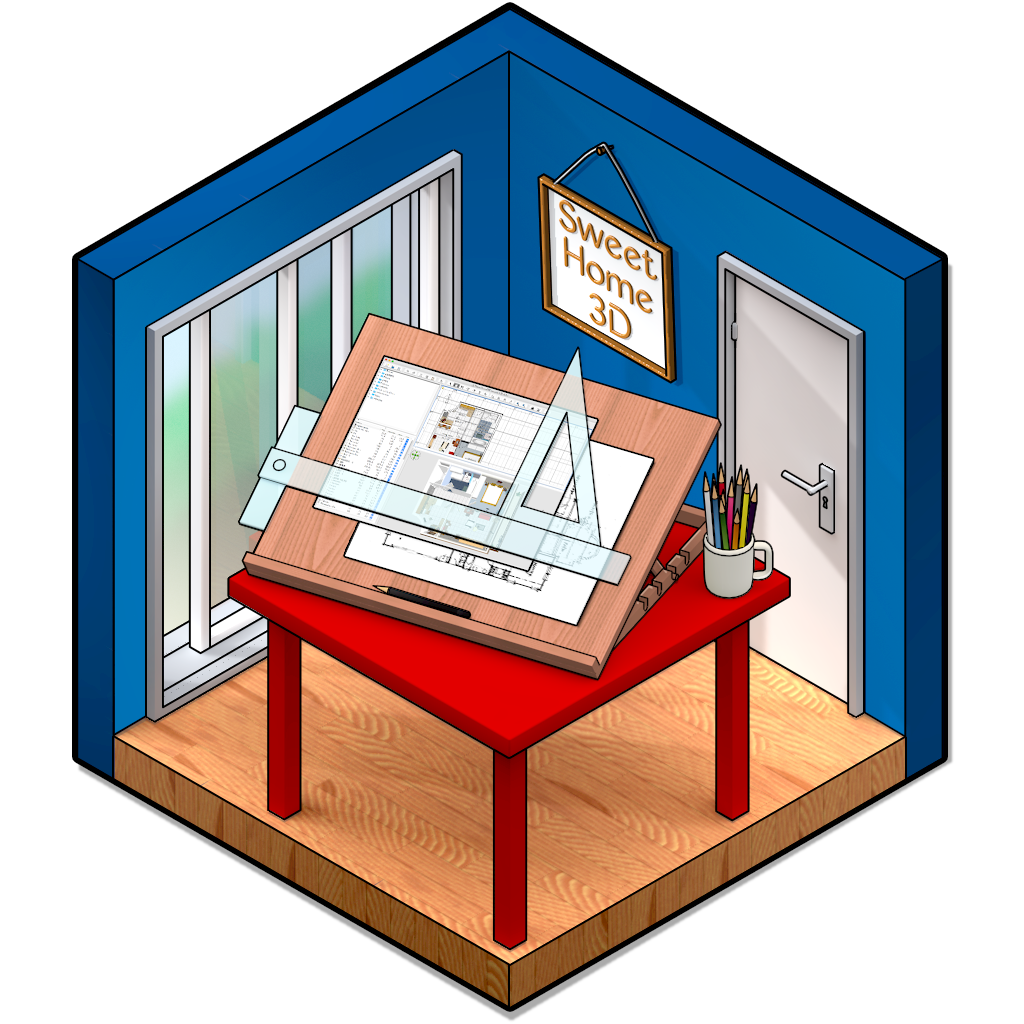 Sweet Home 3D 7.0.7 室内装修设计软件 Sweet Home 3D 7.0.7 室内装修设计软件
