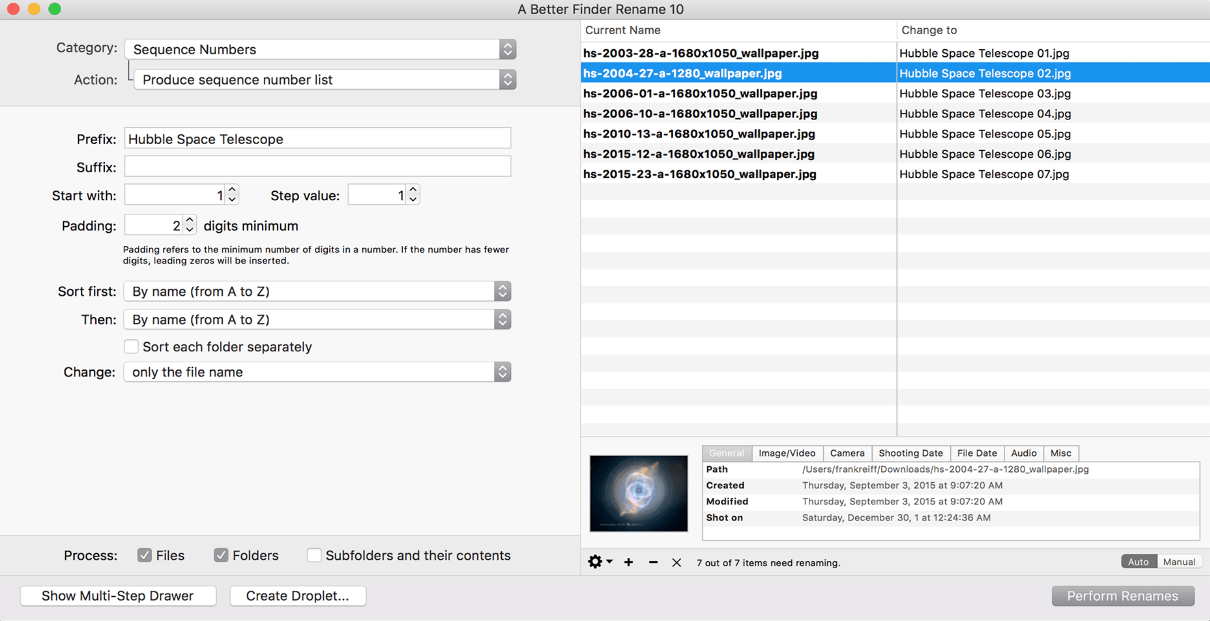 A Better Finder Rename 11.61 文件批量重命名 A Better Finder Rename 11.61 文件批量重命名