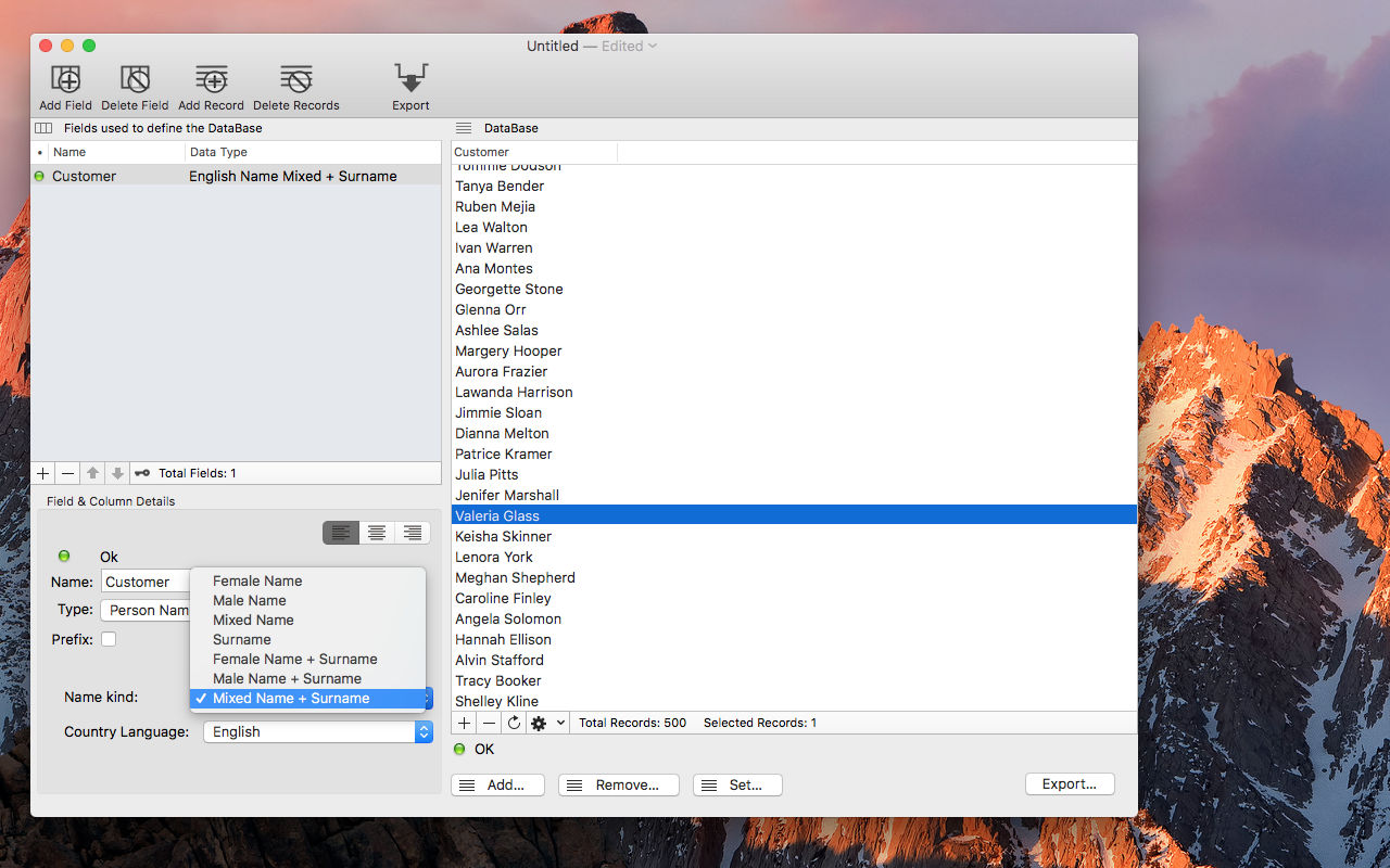 Data Creator 1.9.2 创建测试数据集 Data Creator 1.9.2 创建测试数据集