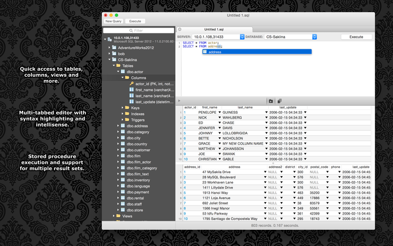SQLPro for MSSQL 2023.10 数据库管理工具 SQLPro for MSSQL 2023.10 数据库管理工具