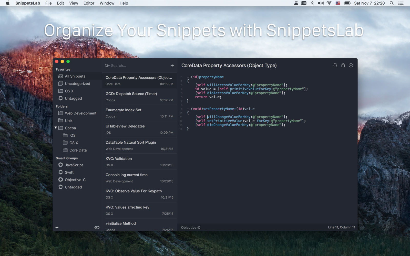 SnippetsLab 2.2.1 构建你的私人代码库 SnippetsLab 2.2.1 构建你的私人代码库