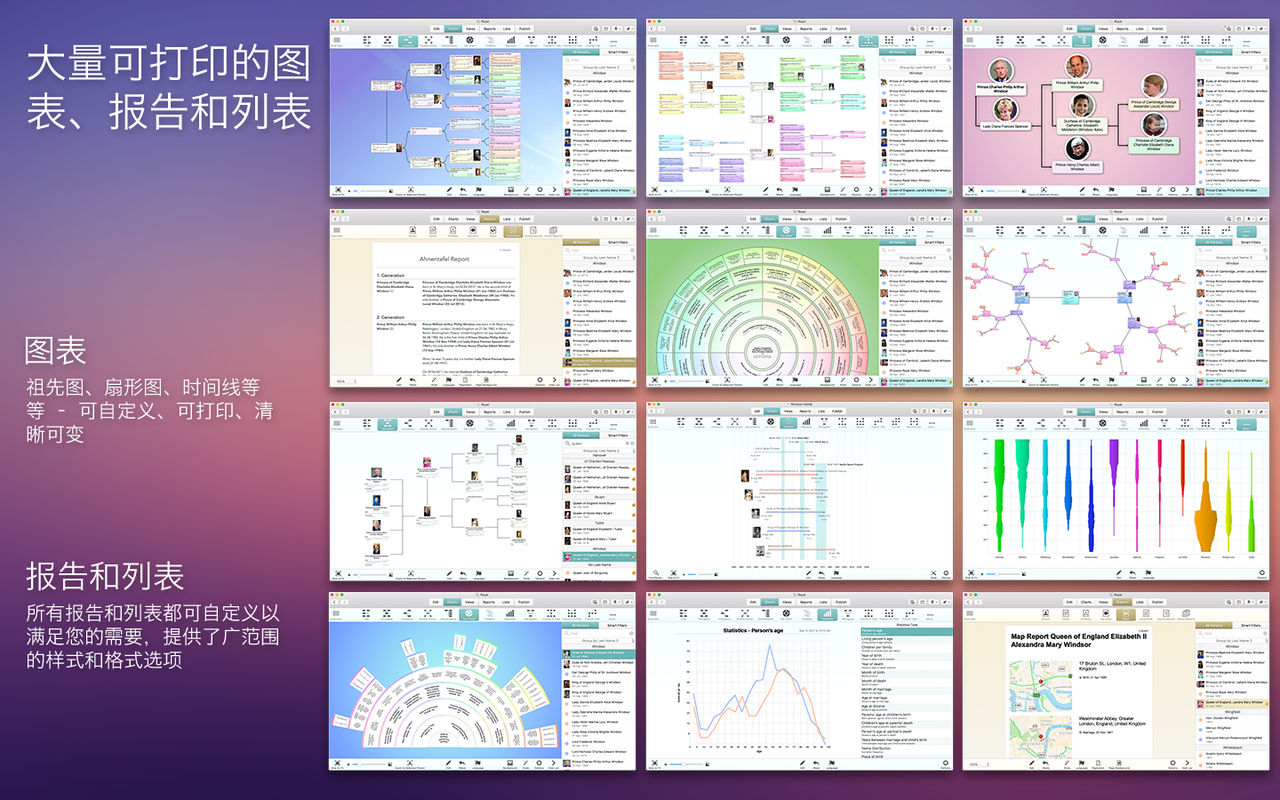 MacFamilyTree 10.1.1 强大的Mac家谱软件 MacFamilyTree 10.1.1 强大的Mac家谱软件