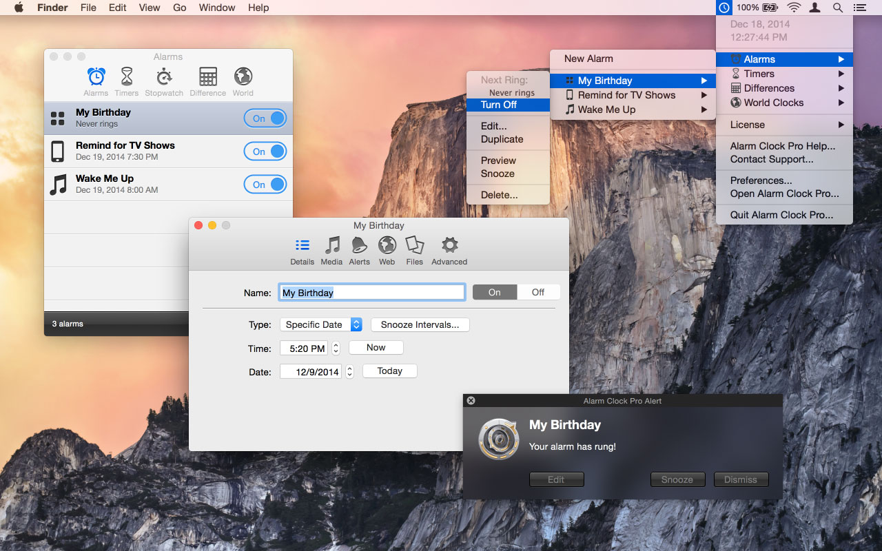 Alarm Clock Pro 15.0 多功能闹钟 Alarm Clock Pro 15.0 多功能闹钟