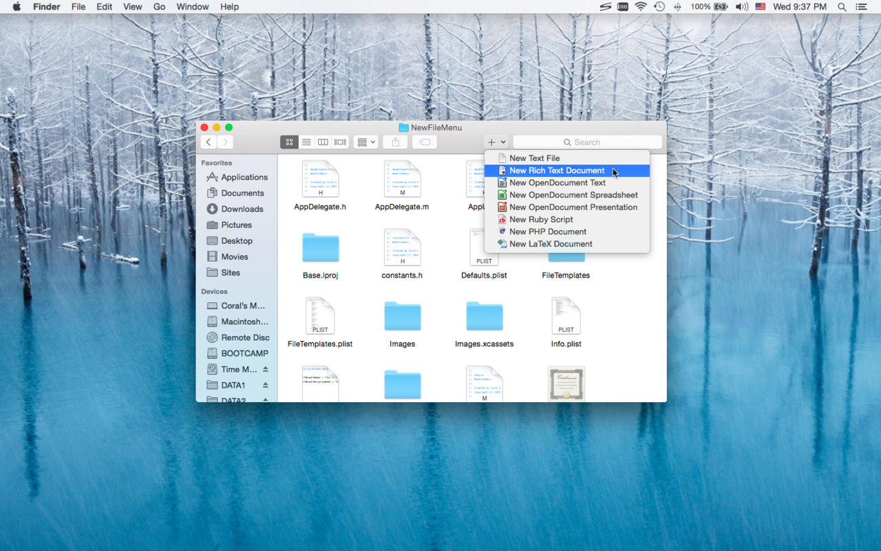 New File Menu 1.6 实用的文件辅助工具 New File Menu 1.6 实用的文件辅助工具