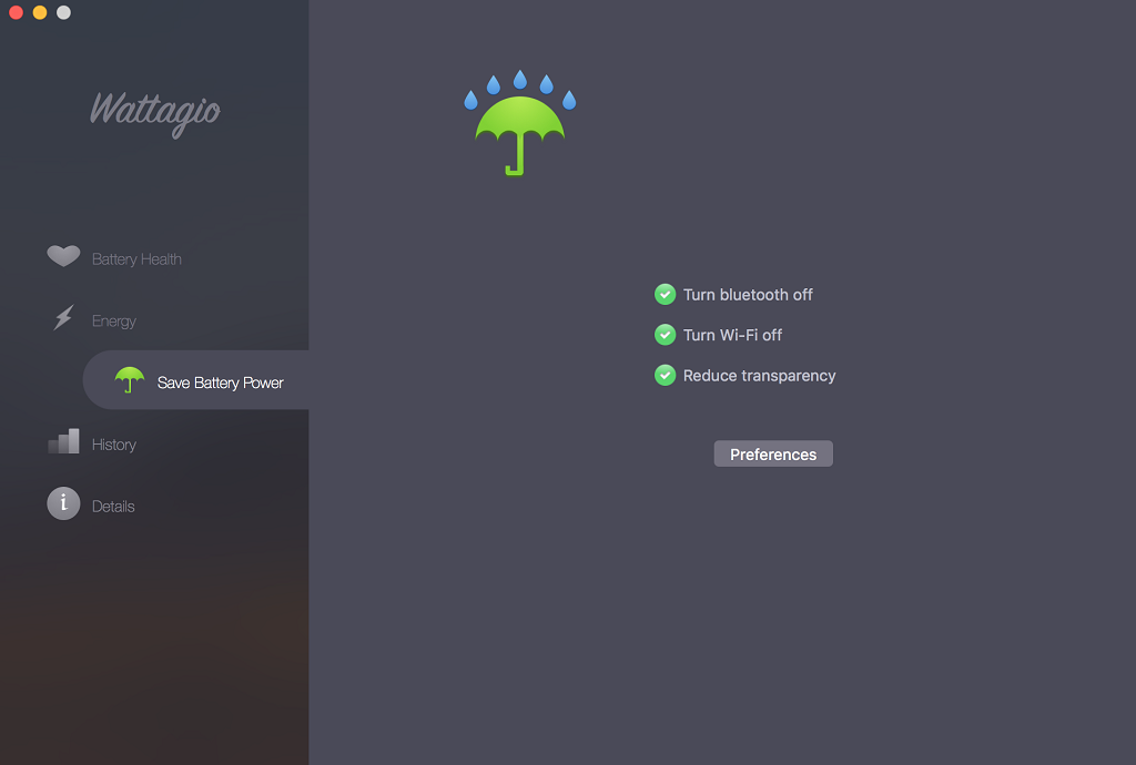 Wattagio 1.13 Mac电池管理软件