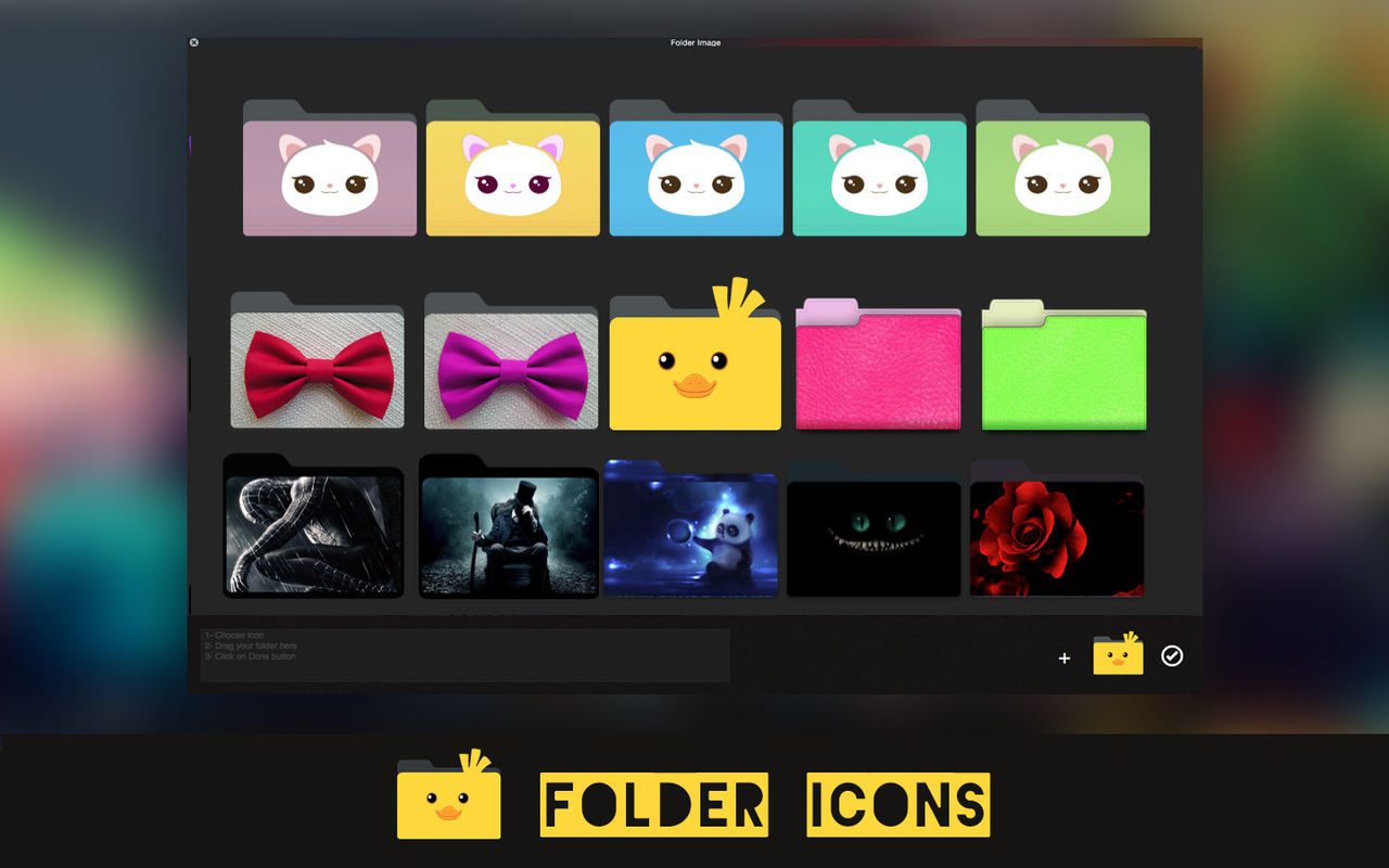 Folder Icons 1.4 文件夹图标定制工具 Folder Icons 1.4 文件夹图标定制工具