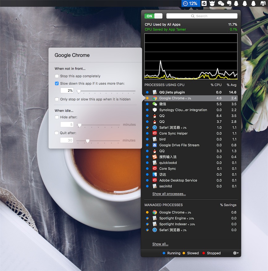 App Tamer 2.7.3 优秀的管理电池软件 App Tamer 2.7.3 优秀的管理电池软件