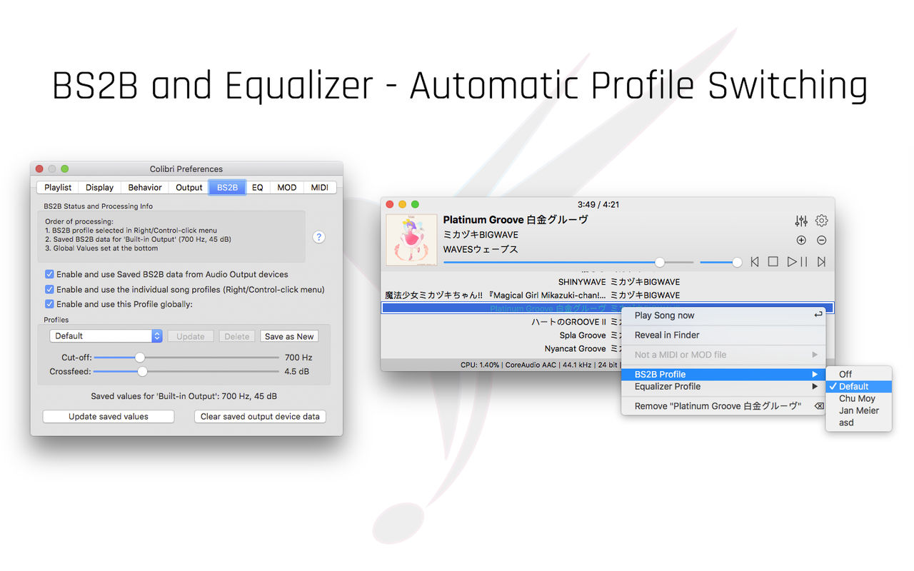 Colibri 2.0.5 原生无损Mac音频播放器 Colibri 2.0.5 原生无损Mac音频播放器