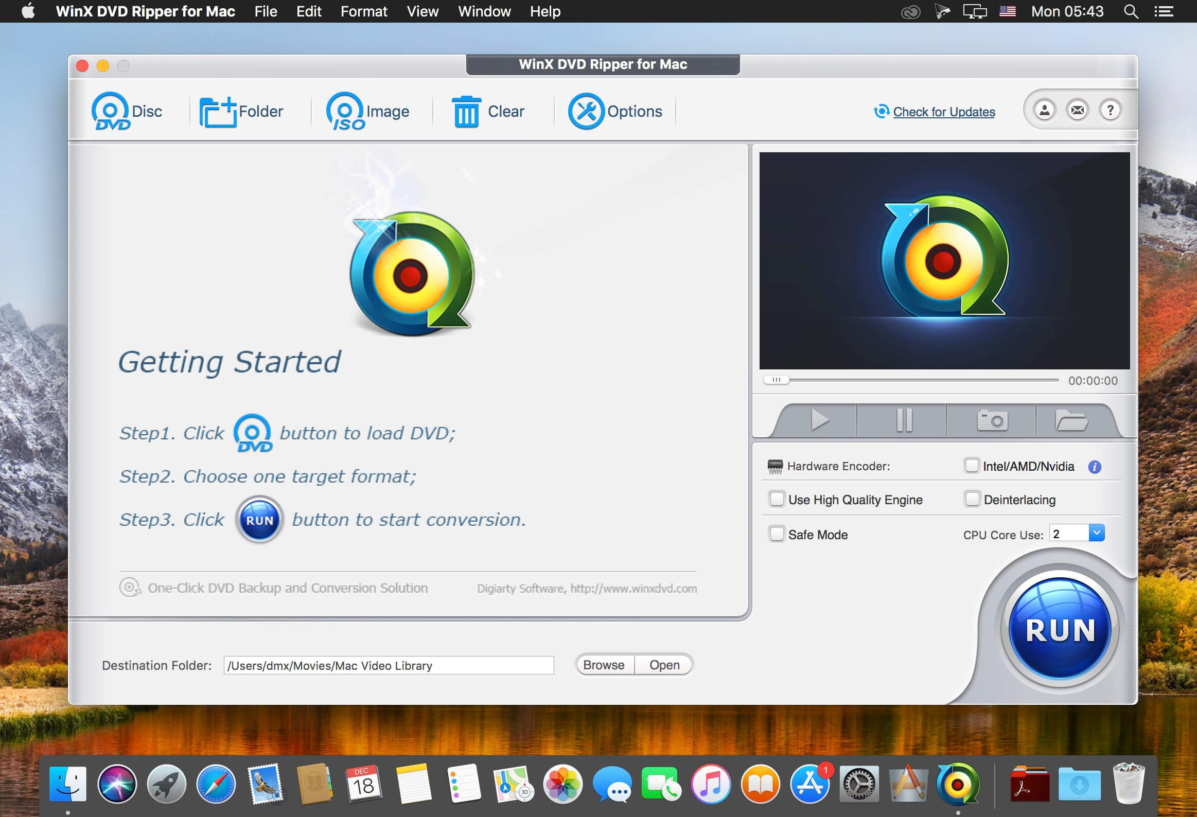 WinX DVD Ripper for Mac 6.7.0 DVD视频转换工具 WinX DVD Ripper for Mac 6.7.0 DVD视频转换工具