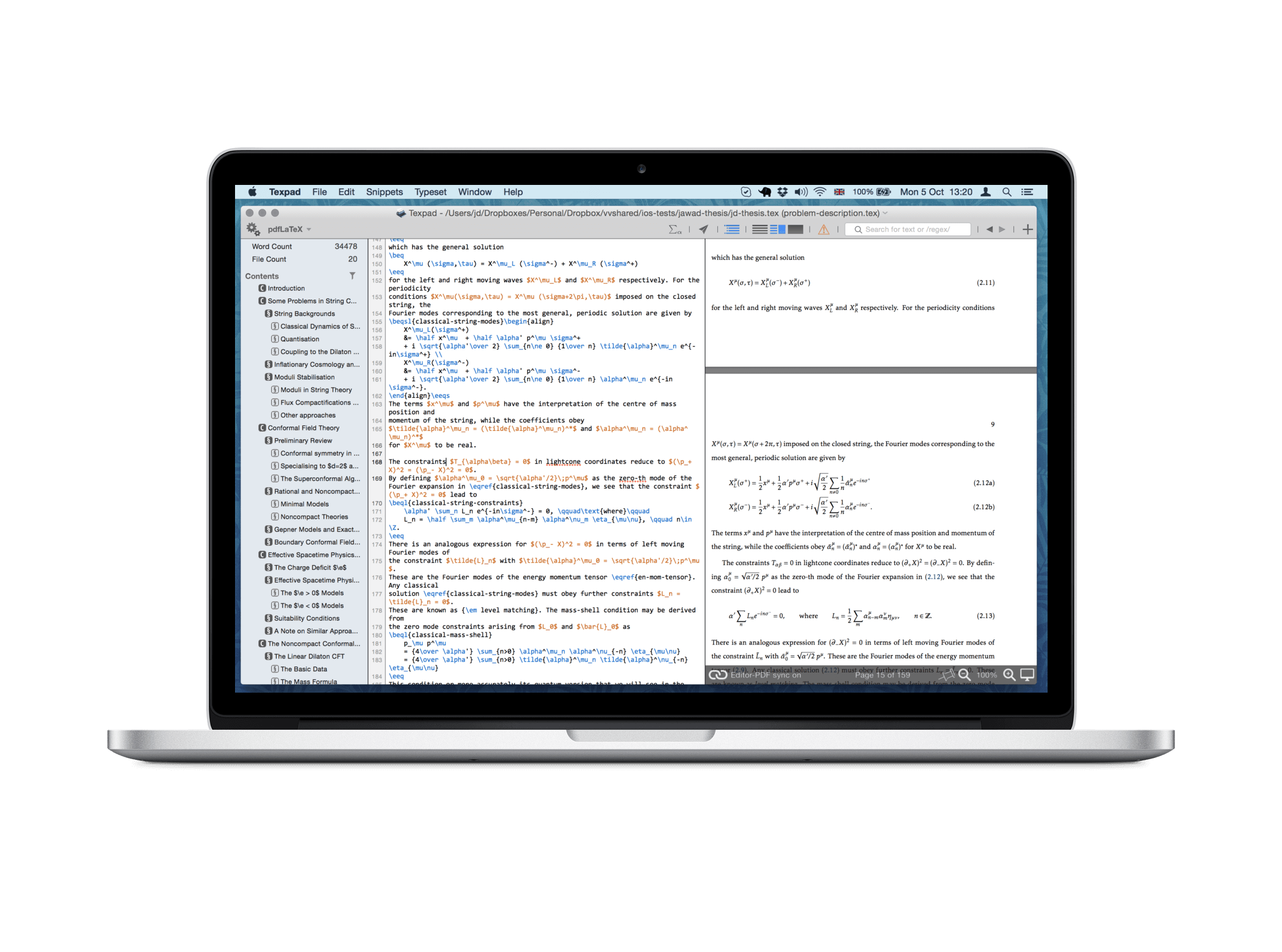 Texpad 1.9.9.680 专业的LaTeX的编辑器 Texpad 1.9.9.680 专业的LaTeX的编辑器