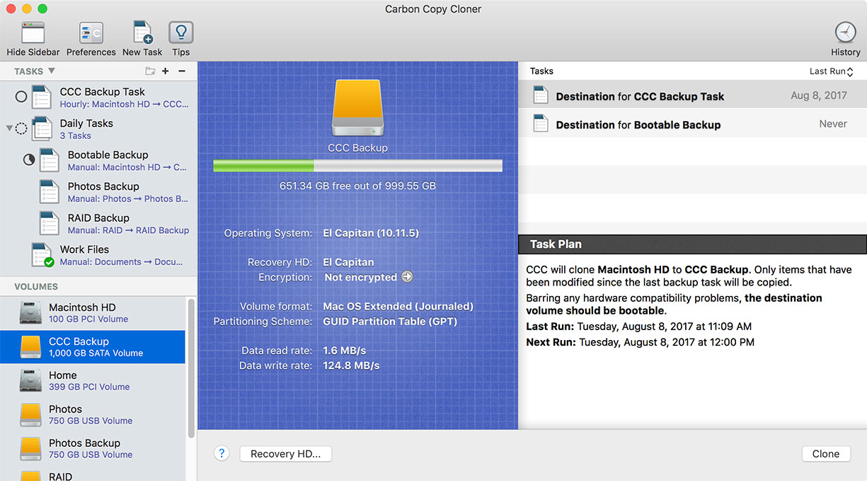 Carbon Copy Cloner 6.1.1.7323 硬盘克隆、同步、备份 Carbon Copy Cloner 6.1.1.7323 硬盘克隆、同步、备份