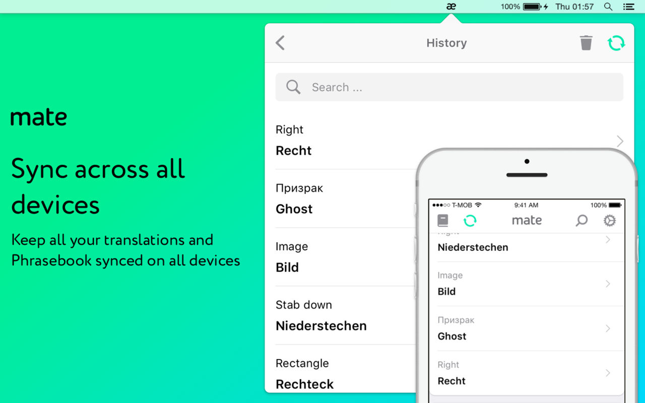 Mate Translate 8.1.3 多国语言即时翻译工具 Mate Translate 8.1.3 多国语言即时翻译工具