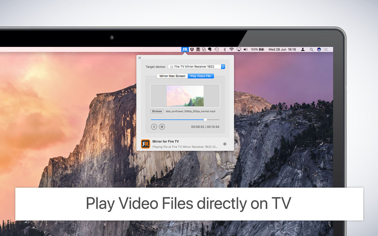 Mirror for Fire TV 2.7.2 Mac镜像到Fire TV Mirror for Fire TV 2.7.2 Mac镜像到Fire TV