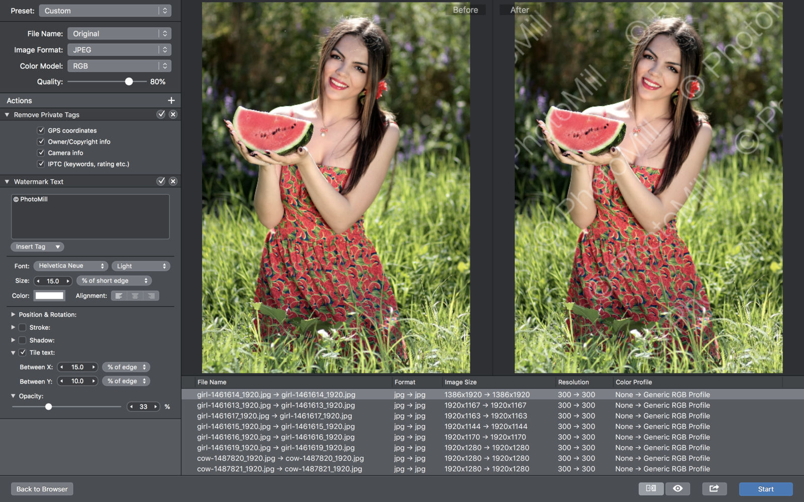 PhotoMill X 2.1.1 多功能批量照片转换器 PhotoMill X 2.1.1 多功能批量照片转换器