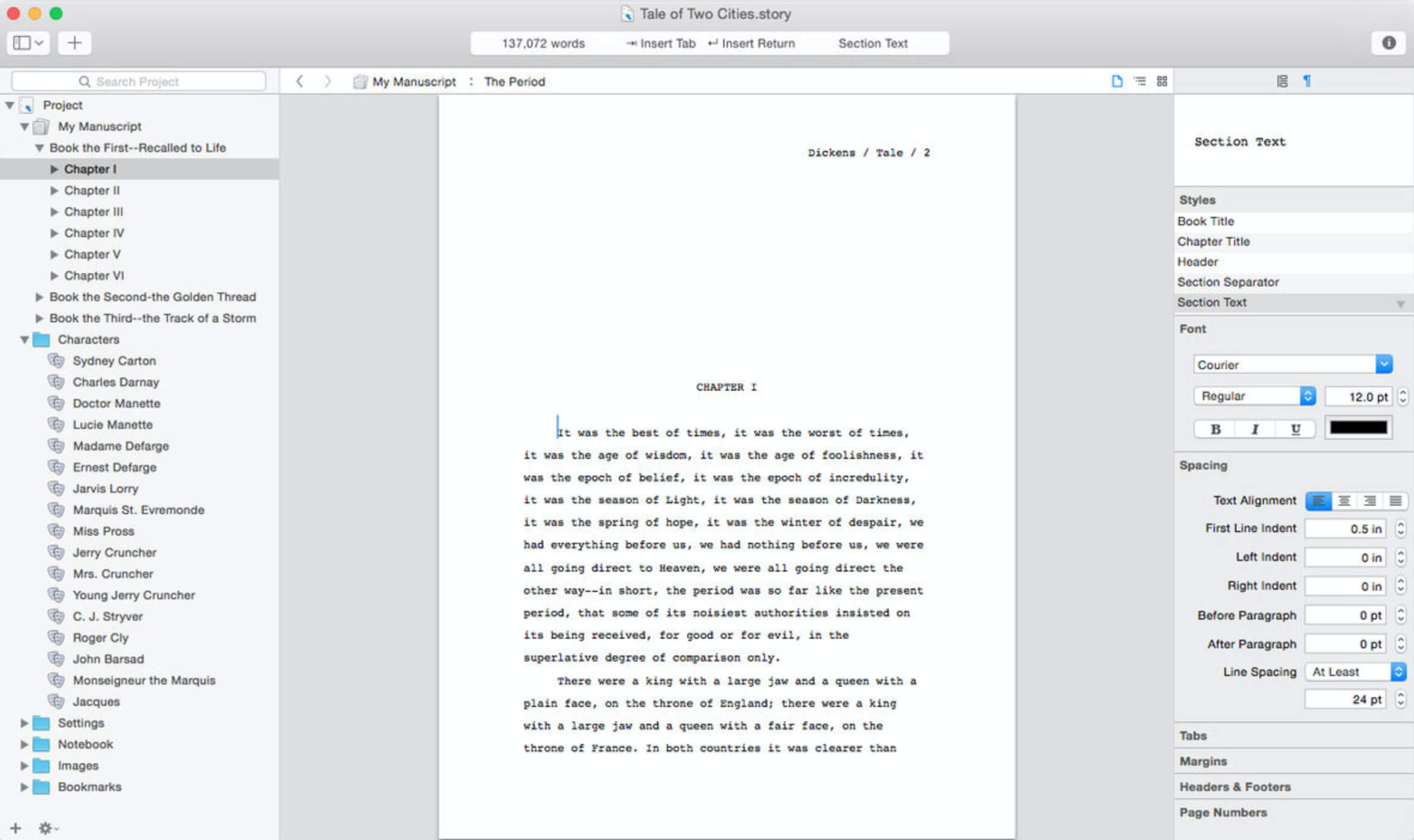 Storyist 4.2.5 全功能文字处理工具 Storyist 4.2.5 全功能文字处理工具