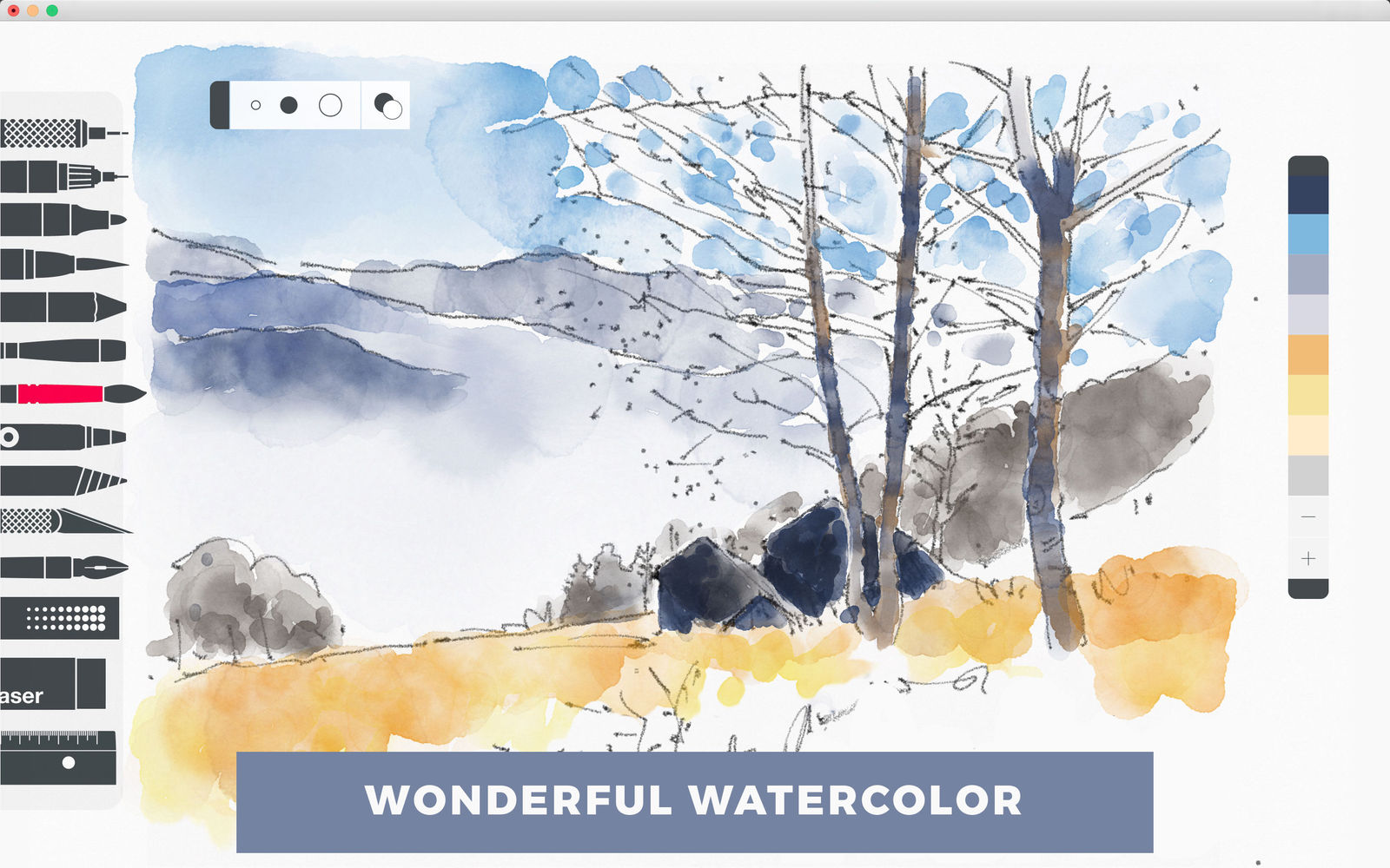 Tayasui Sketches Pro 6.4 体验真实的绘画工具 Tayasui Sketches Pro 6.4 体验真实的绘画工具