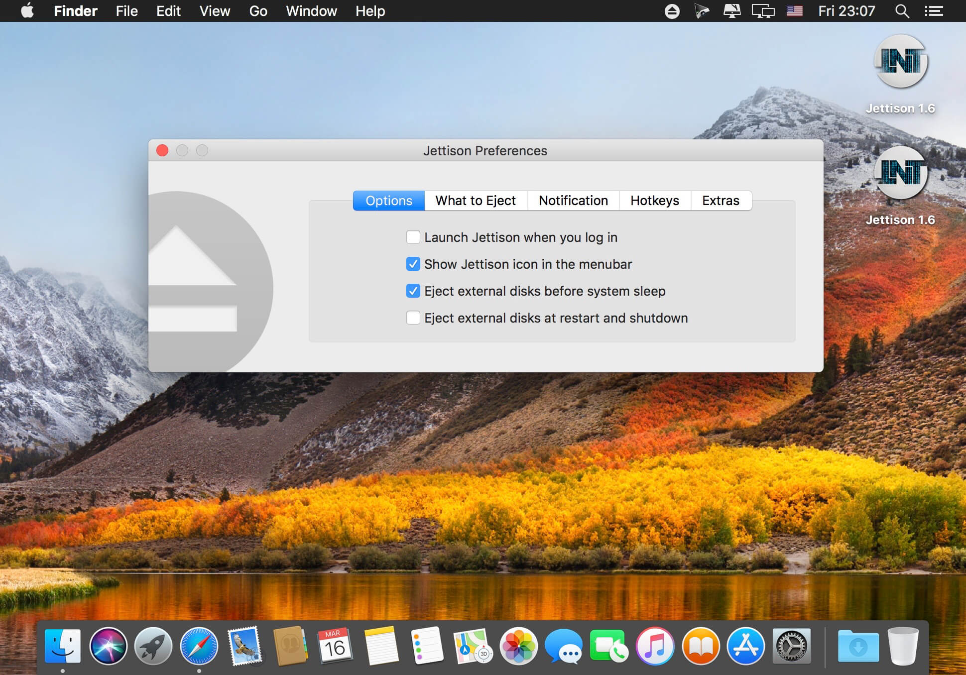 Jettison 1.8.4 自动弹出Mac外部磁盘 Jettison 1.8.4 自动弹出Mac外部磁盘